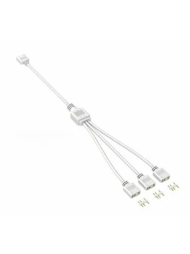 Удлинитель кабеля EPS 4-pin/3-pin fan, 0.3 м, белый