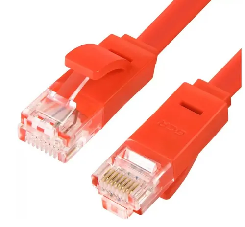 Кабель GCR RJ45-RJ45, M-M 1,5м Red (GCR-LNC624-1.5m)
