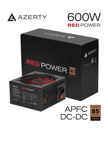 Блок питания компьютера Azerty RPB-600FD3 (600 Вт) Bronze