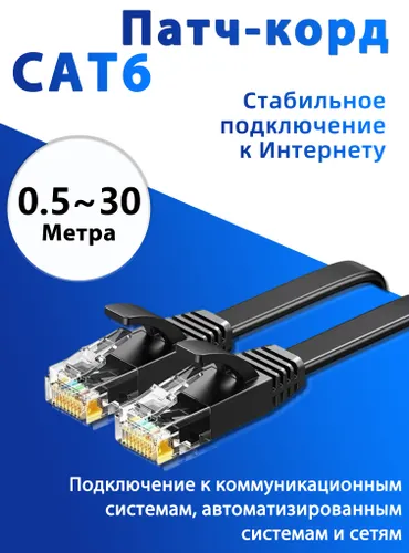 D-Sunty Кабель для интернет-соединения RJ-45/RJ-45, 5 м, белый
