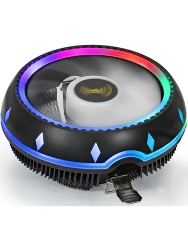 Кулер для процессора ExeGate Dark Magic EE126M-PWM.RGb черный, 120 мм, алюминий, 2000 об/мин, 24 дБ,