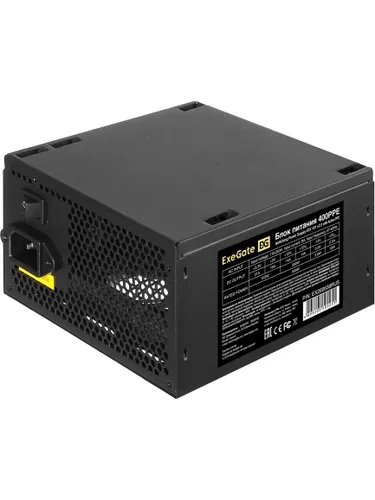 ExeGate EX260638RUS-PC Блок питания 400PPE , 400Вт, 120мм, черный