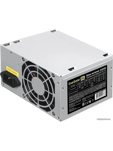 ExeGate EX256711RUS-PC Блок питания AA500 , 500Вт, 80мм, серебряный