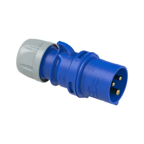 Кабельная вилка PCE 16А 230V 1P+N+E IP44 013-6