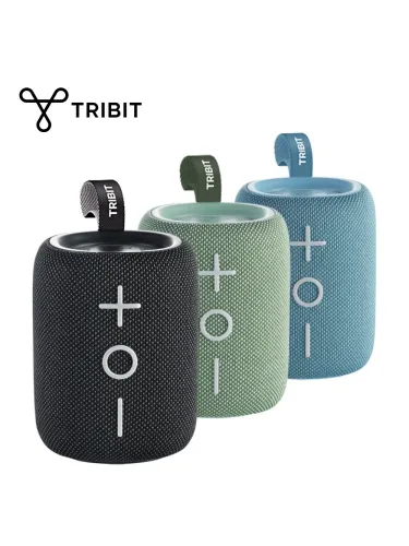 Мини-Bluetooth-колонка TRIBIT StormBox, 12 Вт, звук на 360 с XBass, светодиоды, время воспроизведени