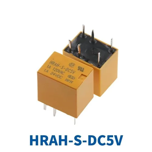 Реле HRAH-S-DC5V, однопереходное, 6-контактное, 1A 120VAC