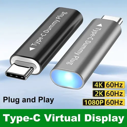 Эмулятор Edid 4K 60 Гц, заглушка типа C A