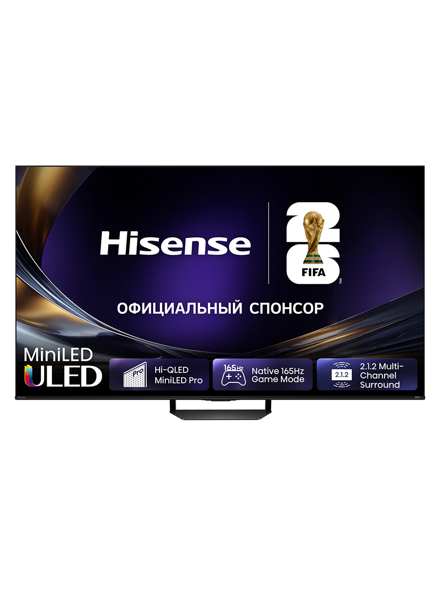 Hisense Телевизор 65U7S 65″ Ultra HD, черный