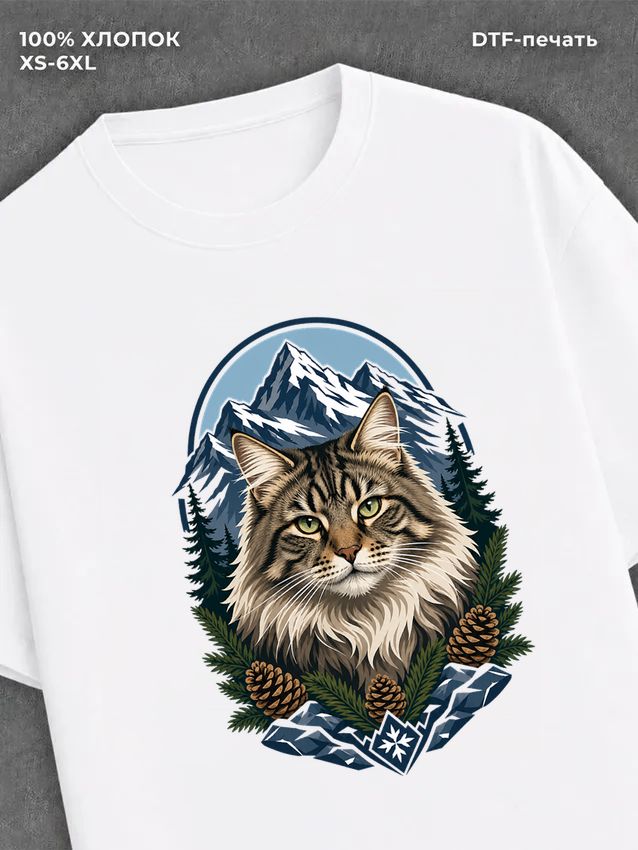 Футболка Сибирская кошка
