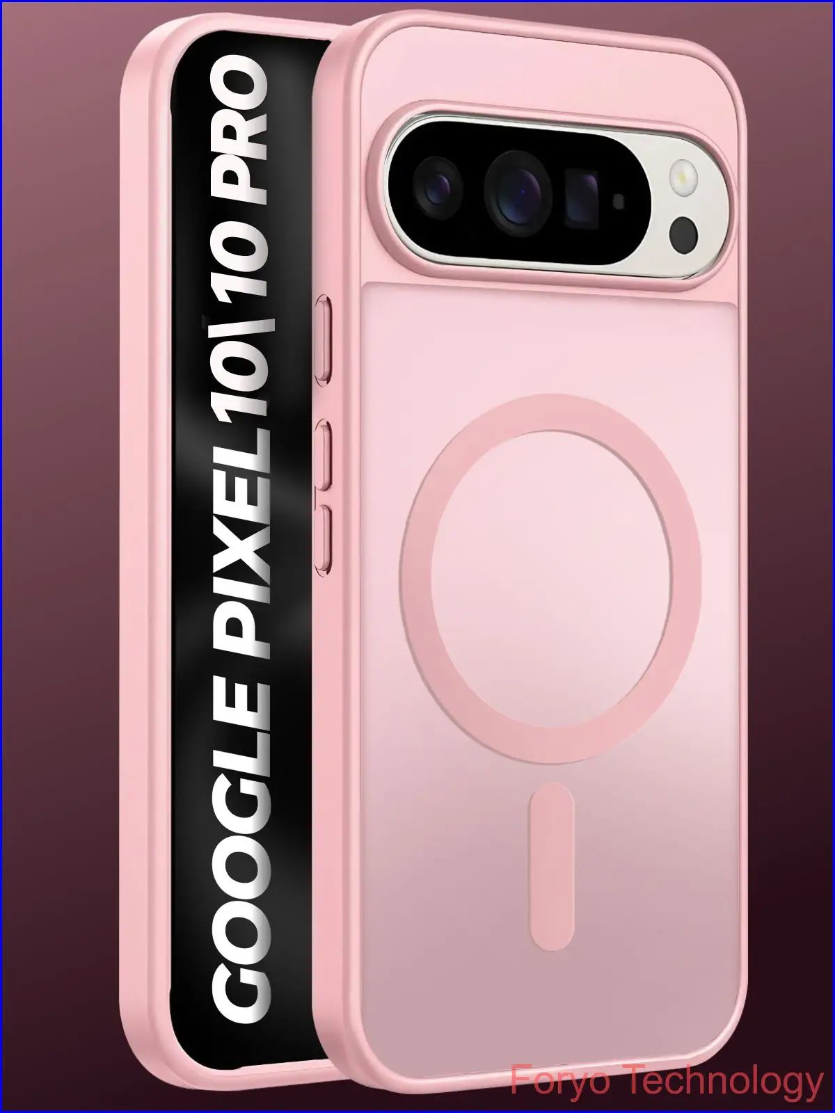 智能手机壳 用于 Google Pixel 10, 热塑性聚氨酯, 粉红色