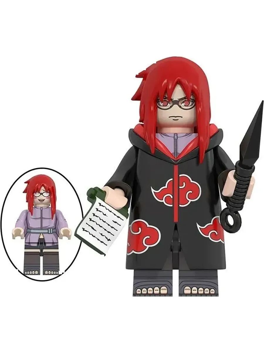 Фигурка Узумаки Карин в плаще Акацуки / Naruto Наруто / Минифигурка Аниме