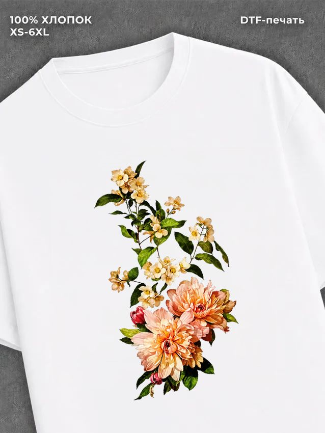 Футболка flowers