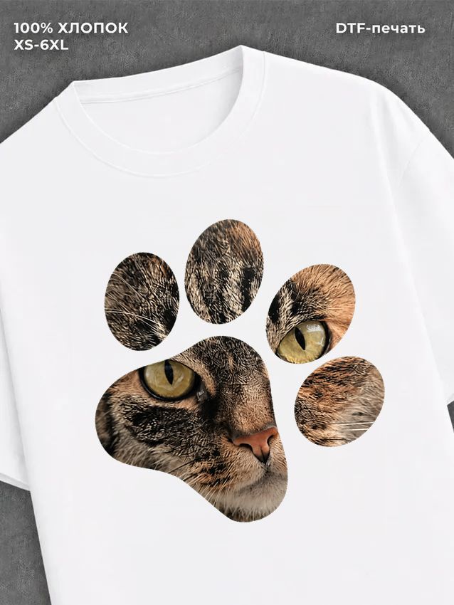 Футболка cat