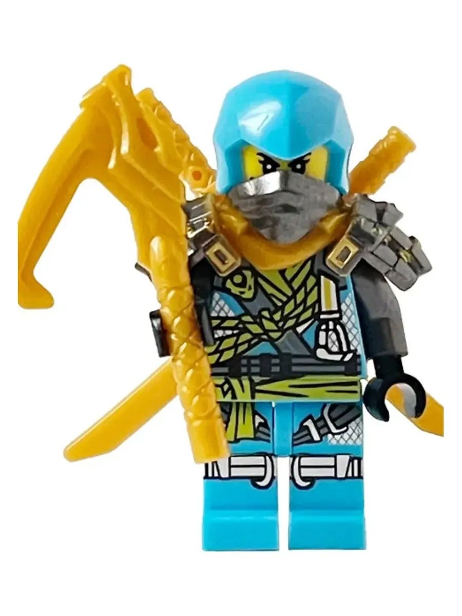 Фигурка Ния в броне с оружием / Ниндзяго / Минифигурка Ninjago