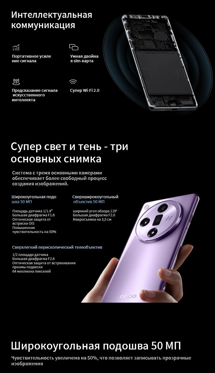 Смартфон OPPO Find X7 - купить по выгодной цене в интернет-магазине OZON  (1500588517)