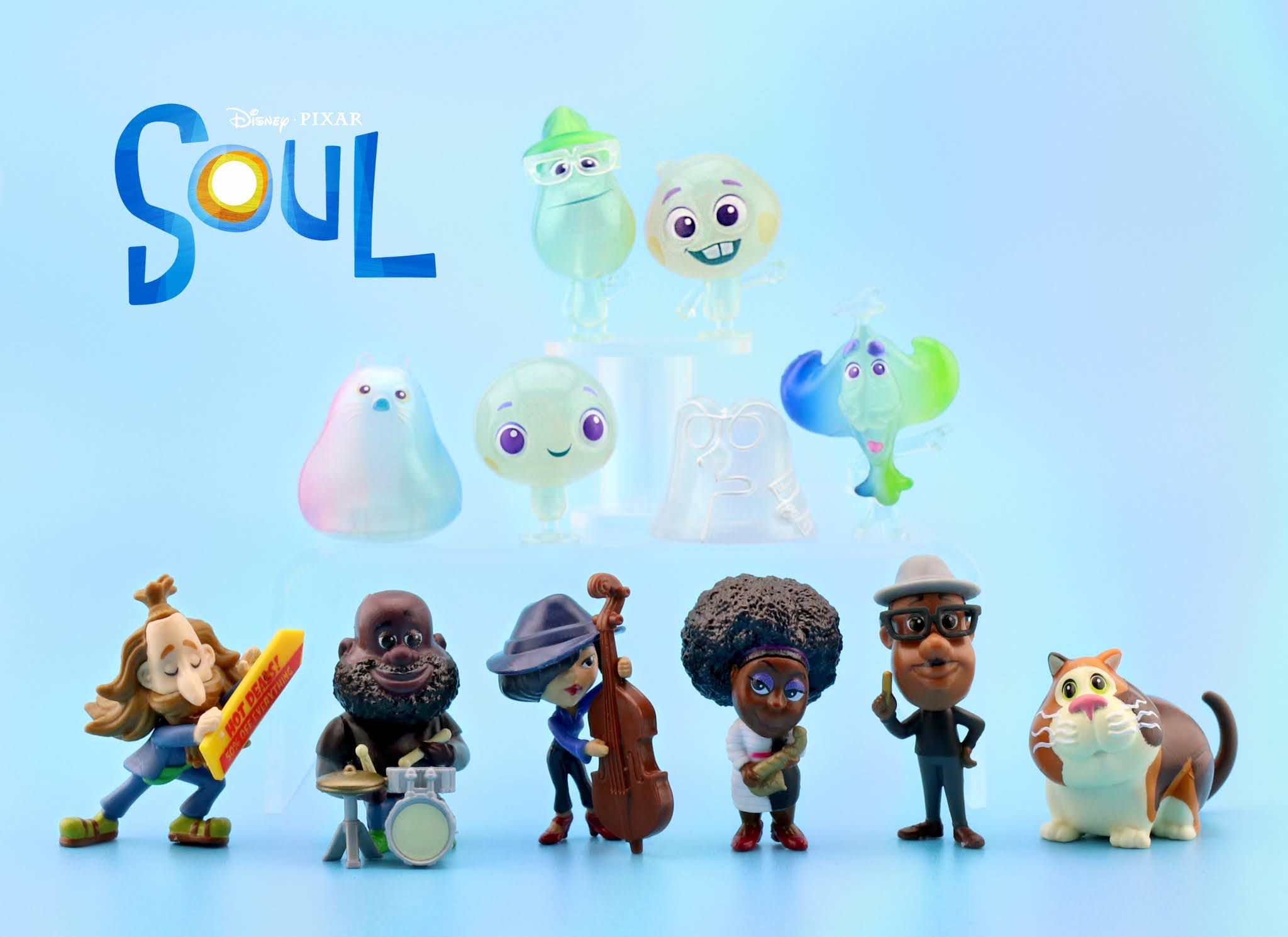 Мини-фигурки Disney Pixar Soul Minis Blind Bags - упаковка из 4 шт.