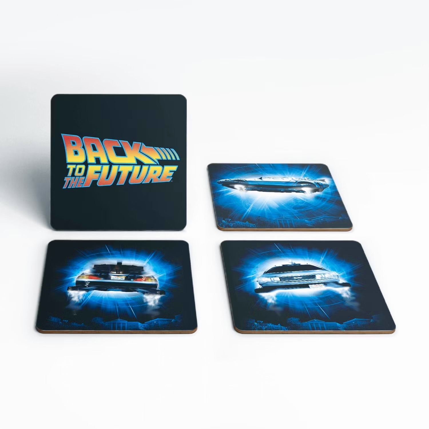 Назад в будущее: фигурки подставки Делориан Back to the Future