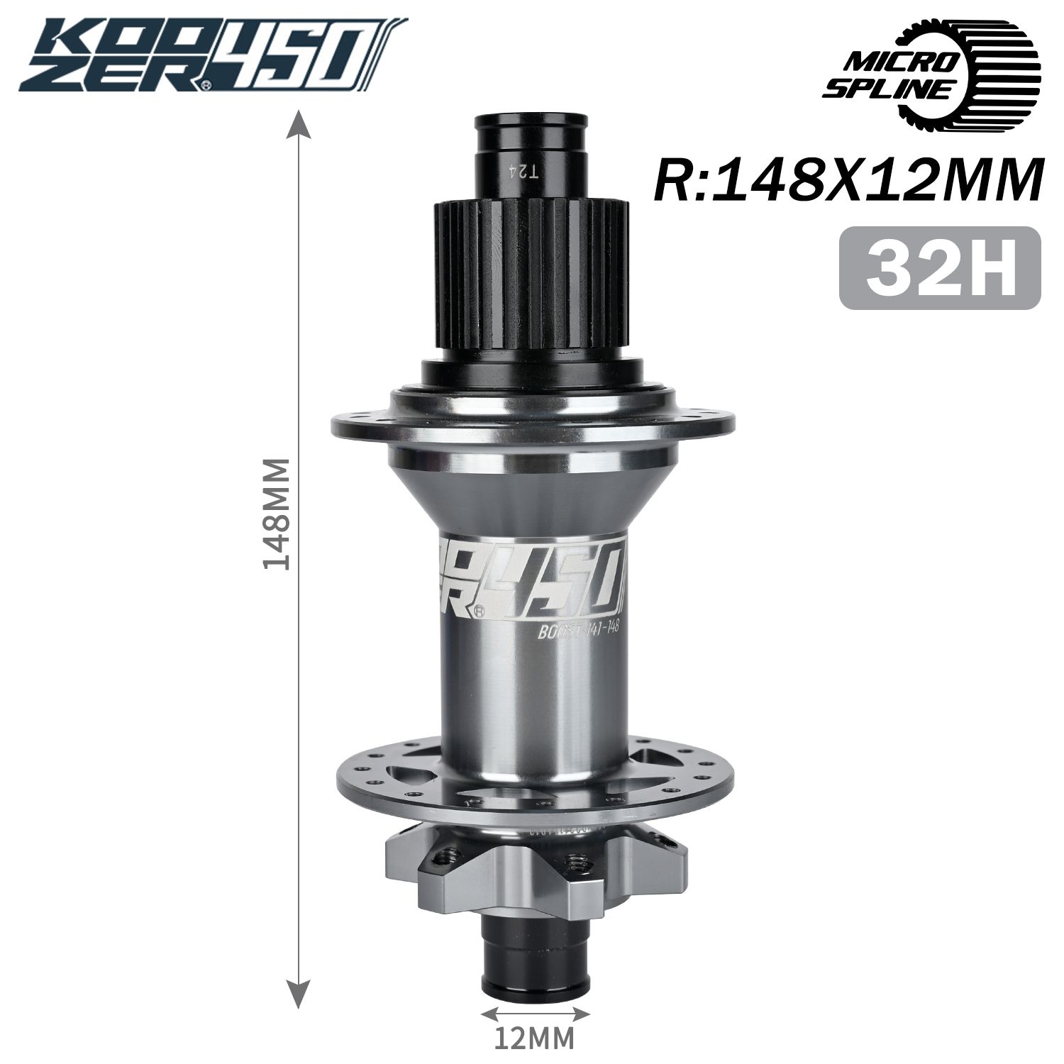 v(*´v｀*)v　ベルガモット5本 Велосипедные втулки KOOZER 450 BOOST горный велосипед 6 лапок