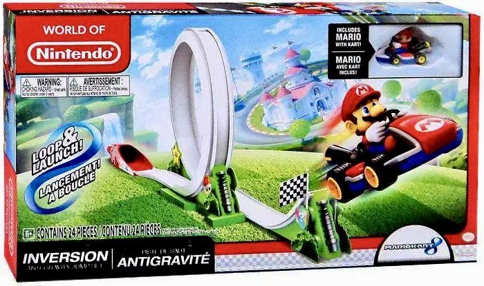 Трек Super Mario Mario Kart с инверсией и антигравитацией (лицензия NINTENDO)
