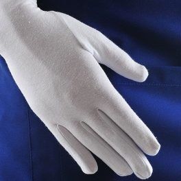 ПерчаткиXLкосметические,хозяйственные,дляофициантов,белые,хлопок,1пара