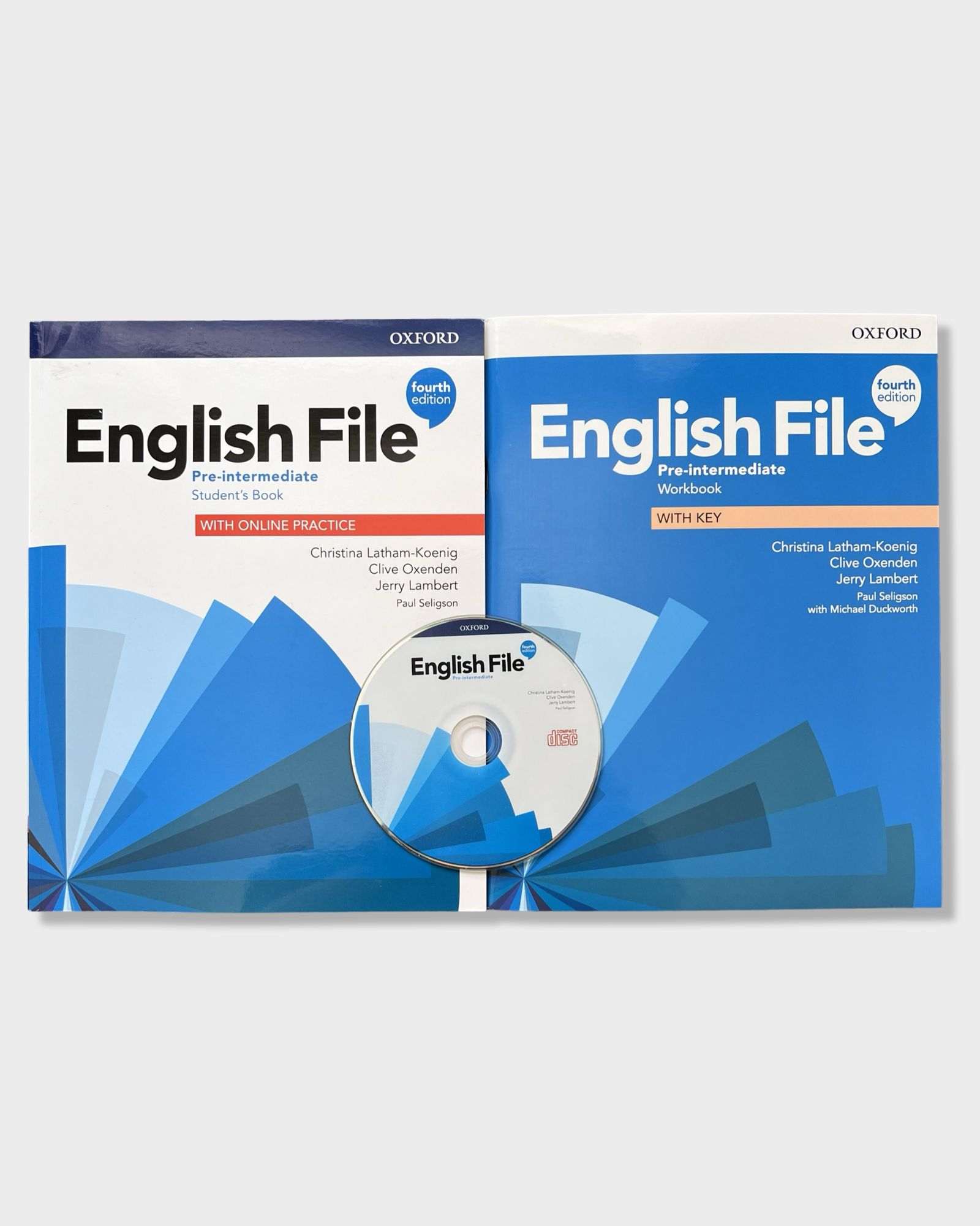 English File Pre-intermediate fourth edition (Student's book + Workbook ...