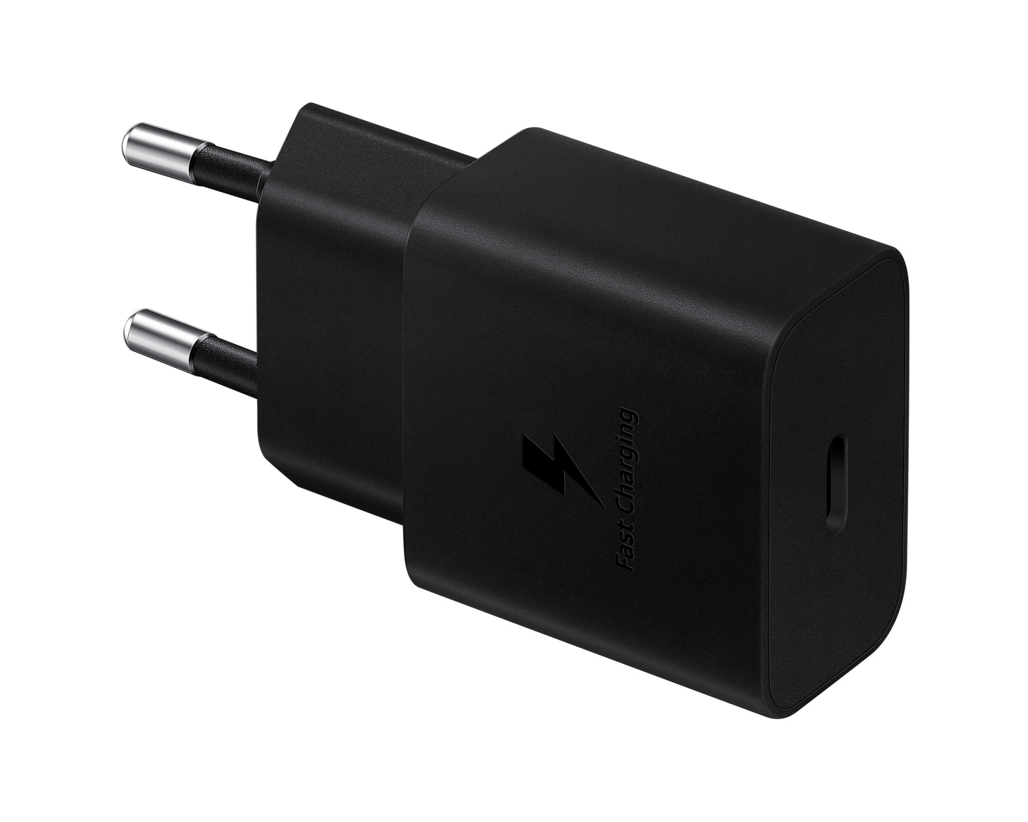 Samsung EP-T2510 Black Сетевое зарядное устройство, USB Type-C, быстрая зарядка, 25 Вт, без кабеля, EP-T2510NBEGEU, черное