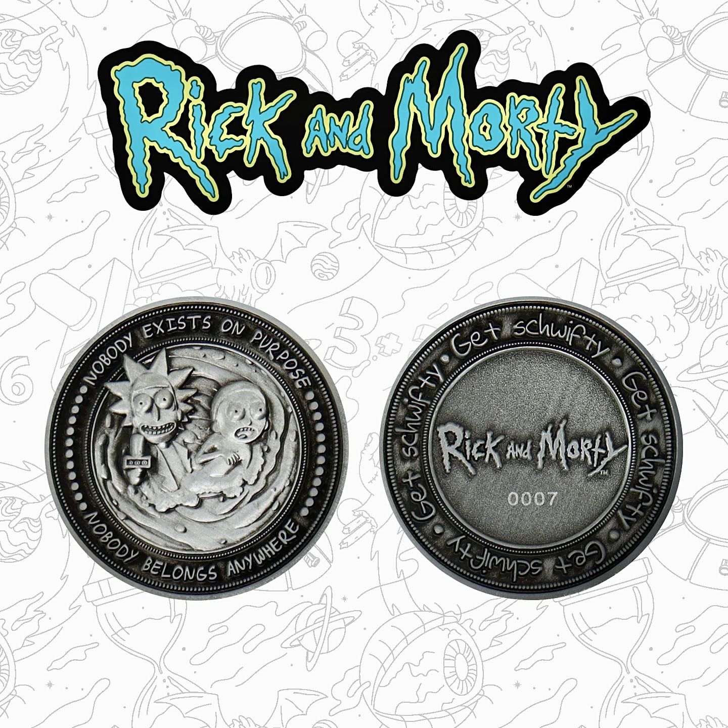 Рик и Морти / Rick & Morty Лимитированная коллекционная монета