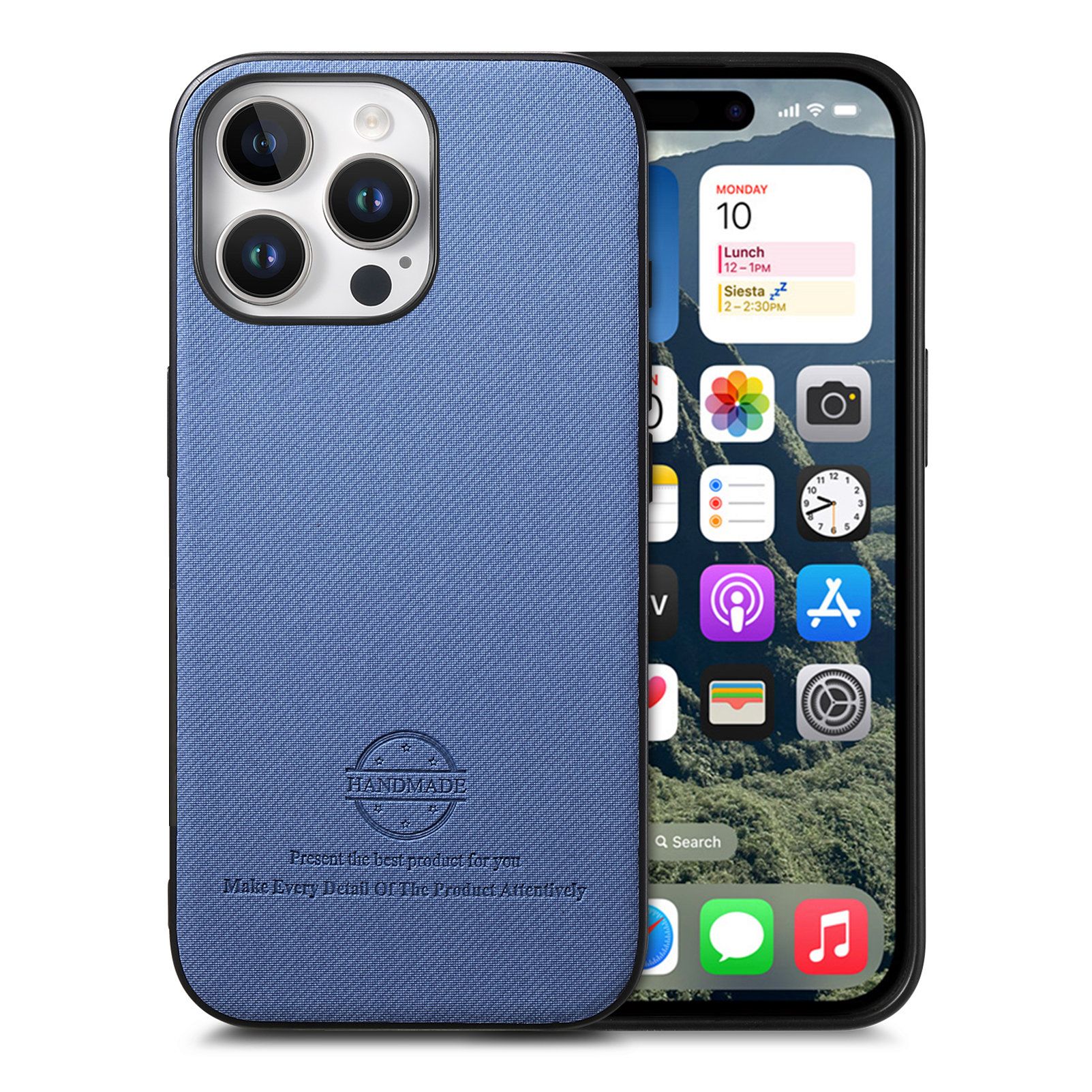 智能手机壳 用于 Apple iPhone 11 Pro Max, 热塑性聚氨酯, 蓝色