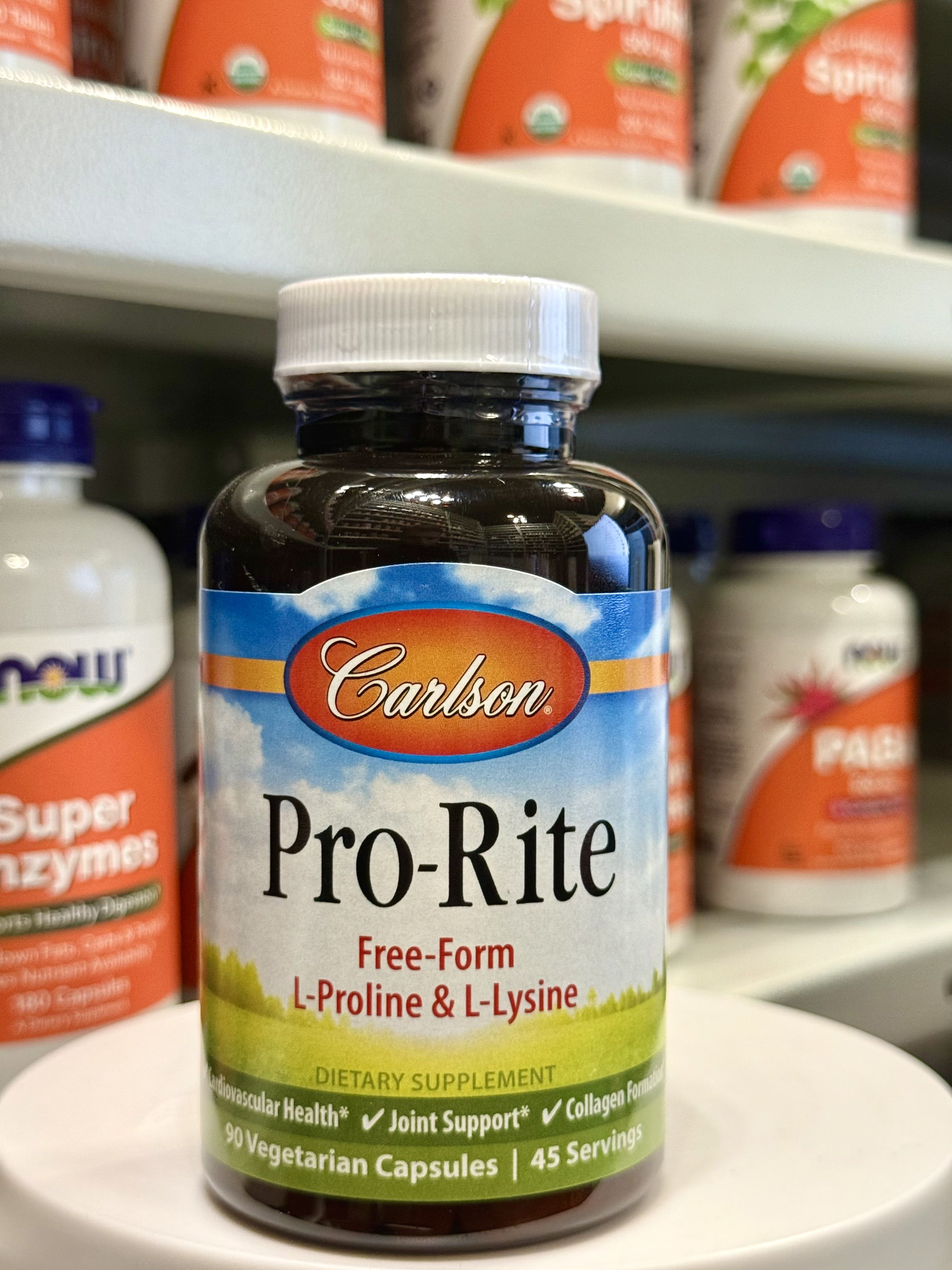 Pro Rite Stone Carlson Labs Pro-Rite - L-пролин и L-лизин 90 капсул купить на OZON по ...