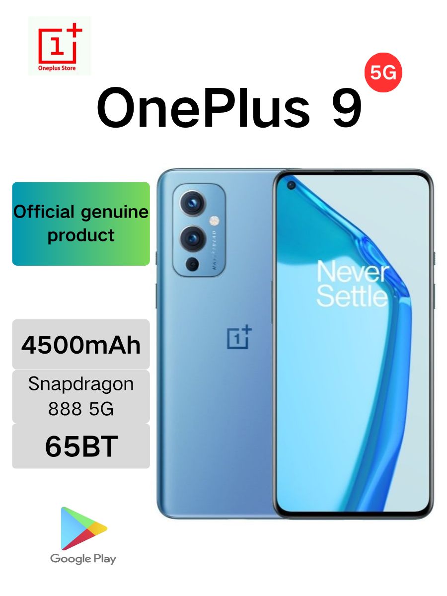 OnePlusСмартфонOnePlusСмартфонOnePlus9ПоддержкаNFC,доступнавGoogle,глобальнаяверсия,доступнавРоссии.Global12/256ГБ,синий