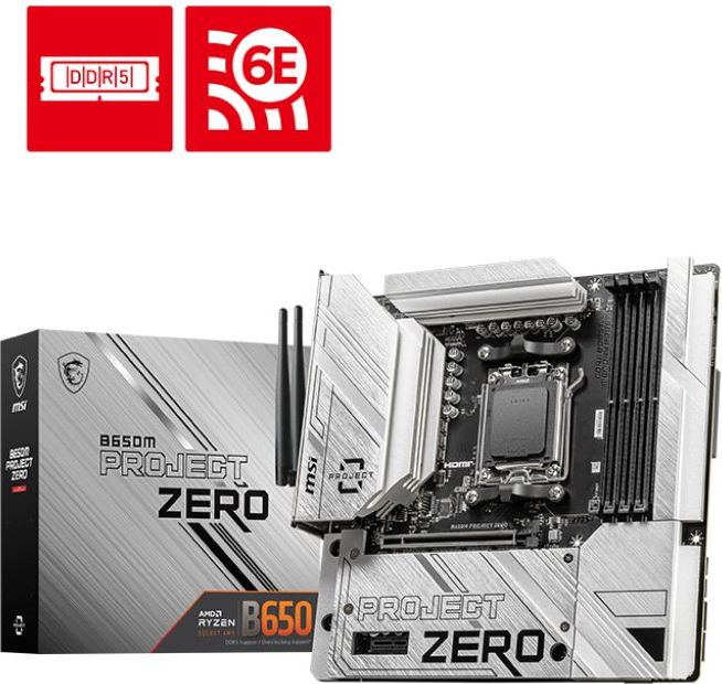 MSIB650MPROJECTZEROAM5DDR5Материнскаяплата