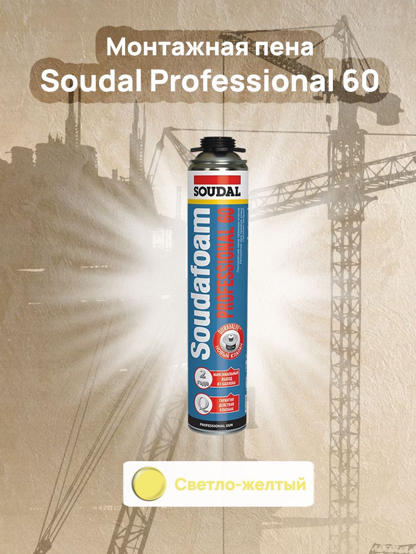ПрофессиональнаялетняяпенаSOUDALProfessional60,баллон750мл