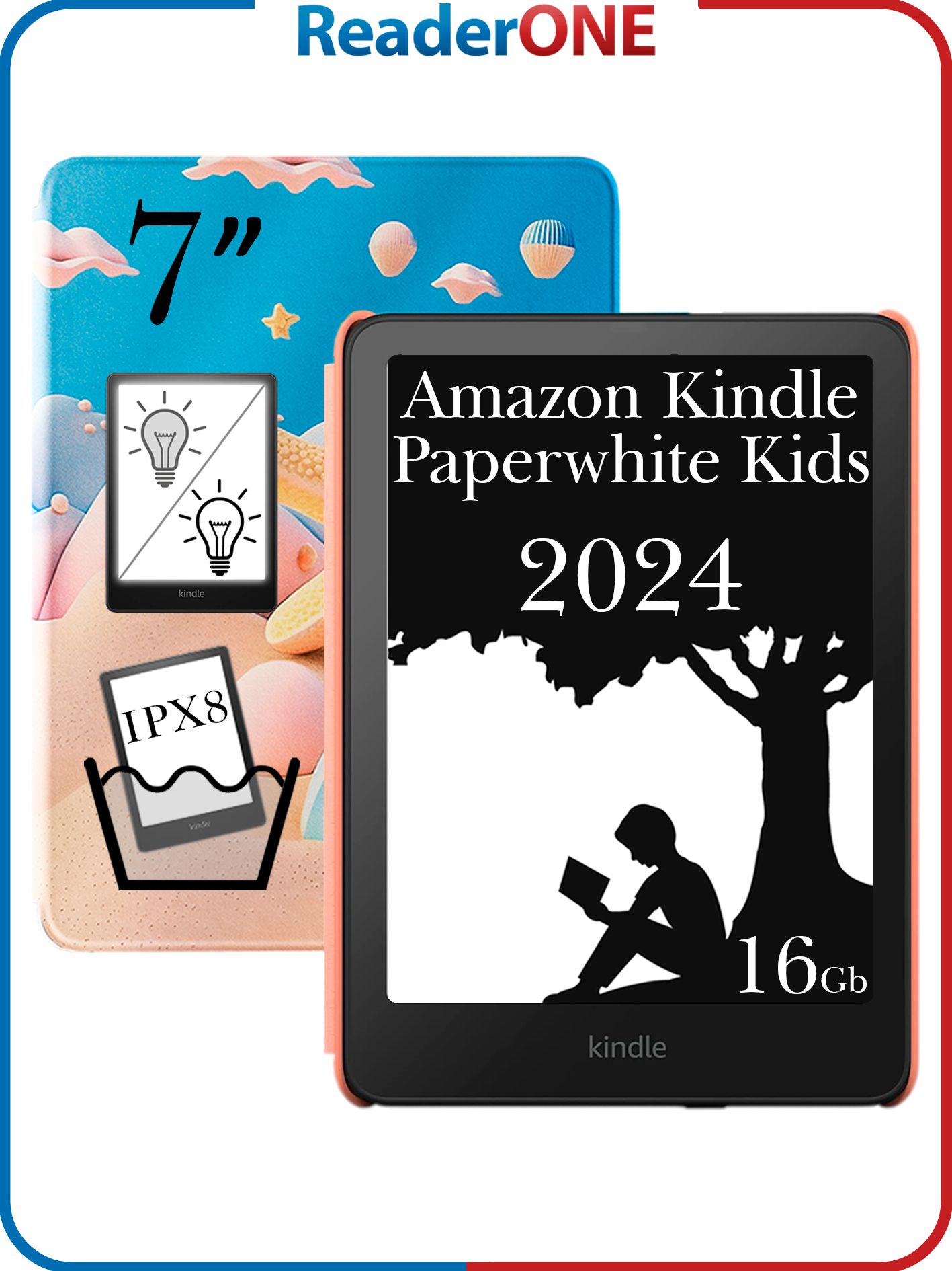 Электронная книга Amazon Kindle PW 12th Gen E-ink HD Carta 7