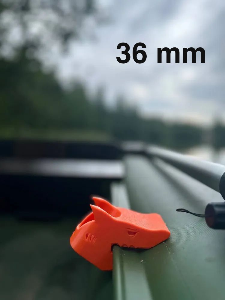 Фото 9: Держатель удочки для лодки ПВХ на ликтрос 36мм (Акула)