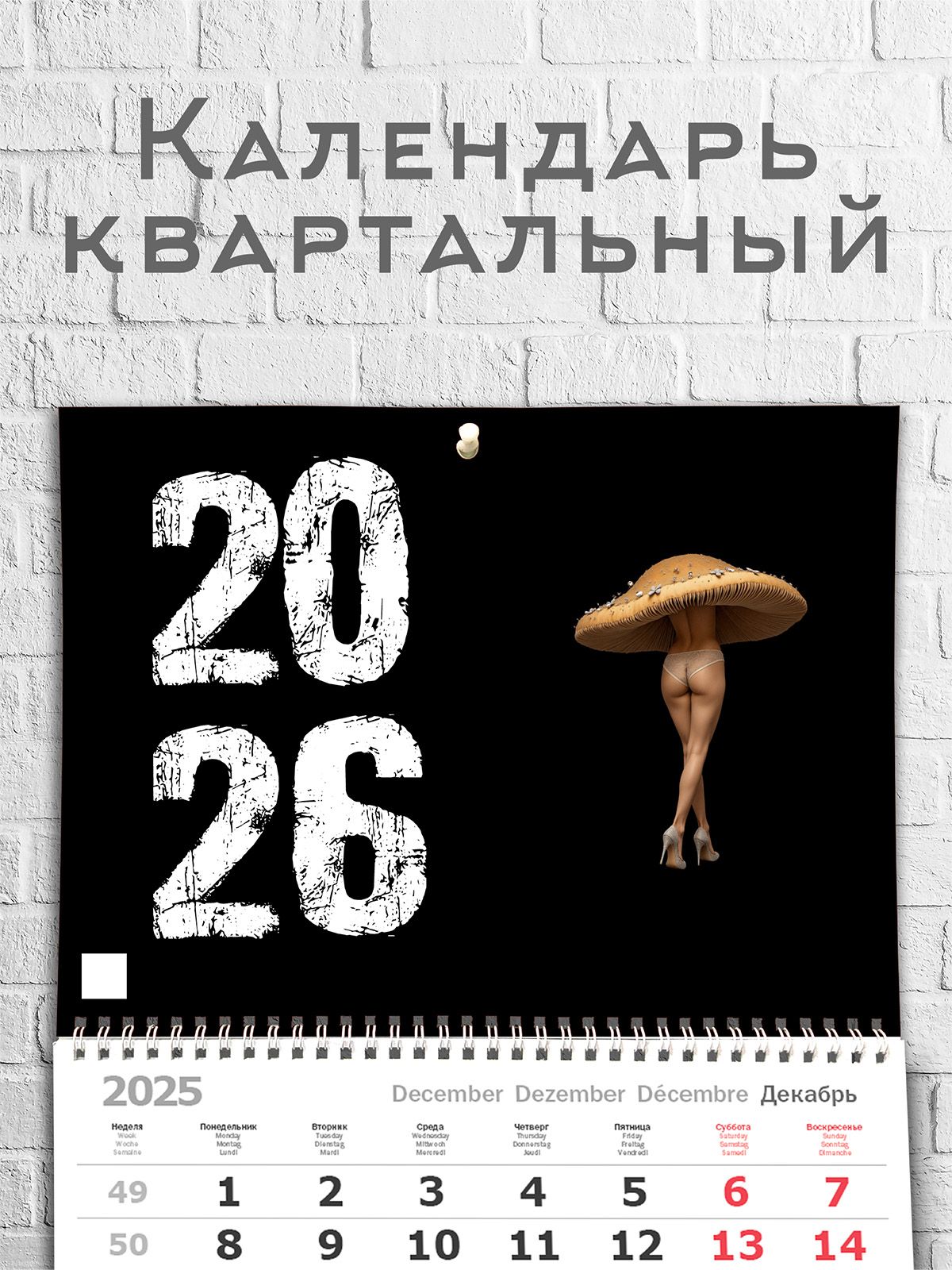 Календарь Настенный 2026 Эротика Купить Календарь Настенный 2026 Эротика Купить