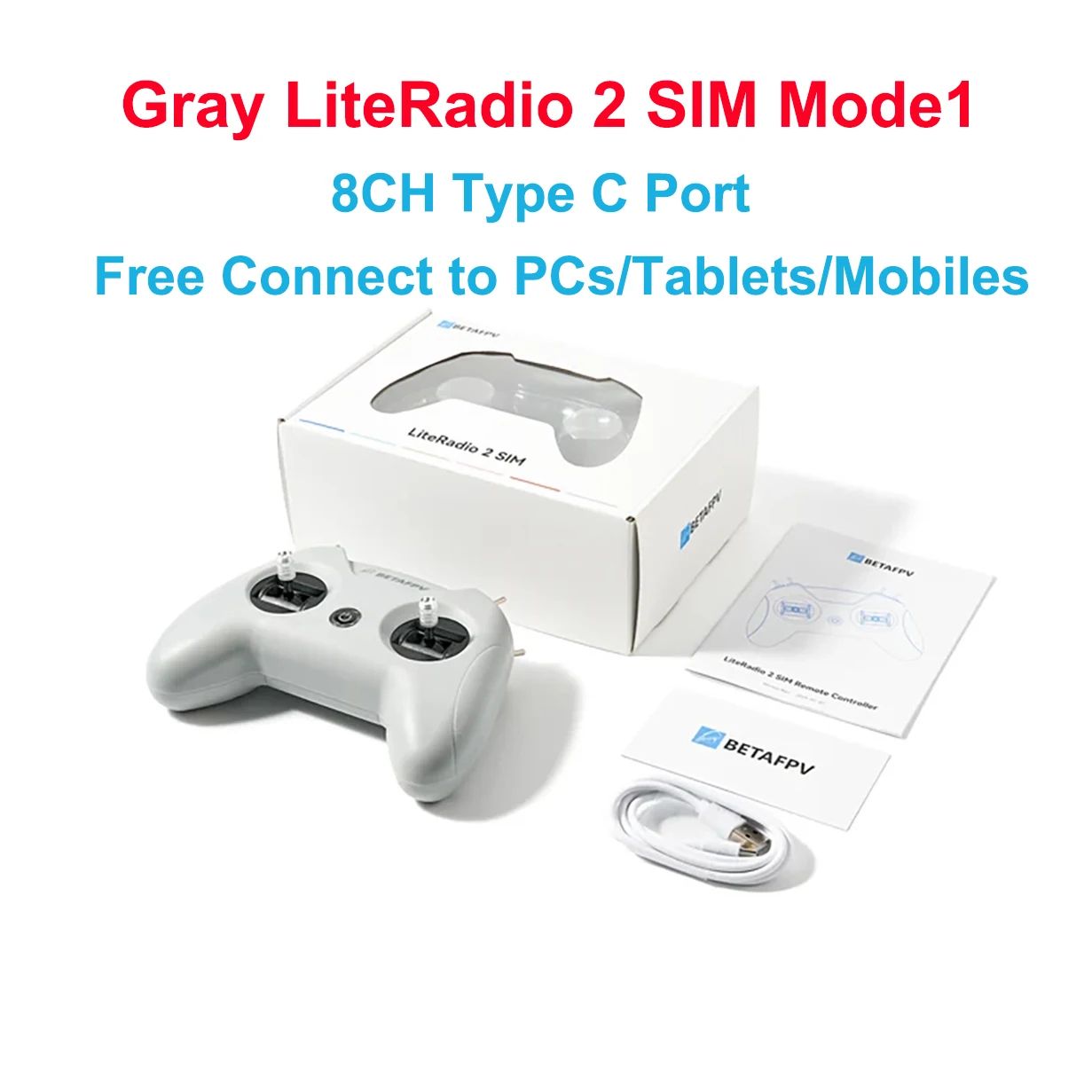 BetaFPV LiteRadio 2 SIM Controller Gray