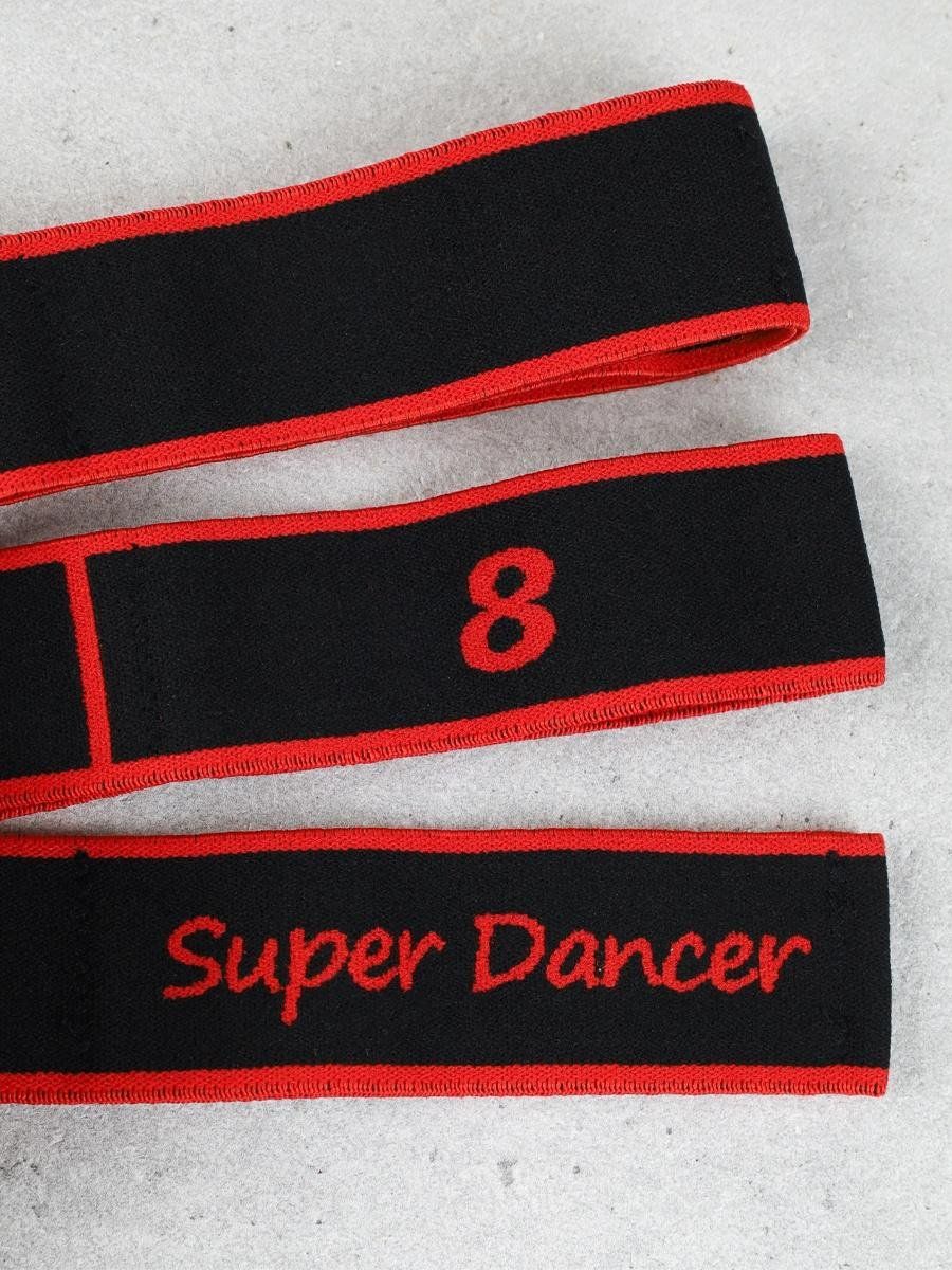 Ремень эластичный для йоги Woohooo Yoga Belt, 8 петель, красный Ремень эластичный для йоги Woohooo Yoga Belt, 8 петель, красный