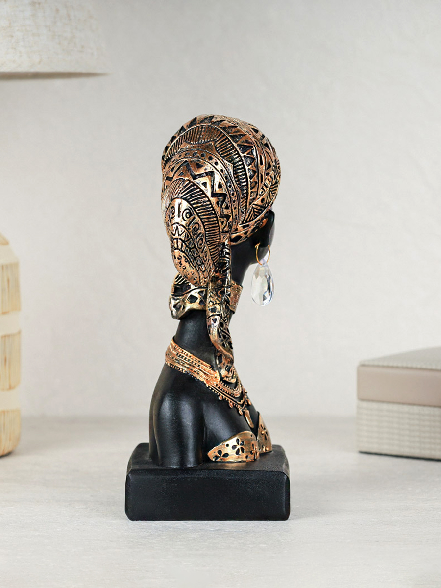Статуэтка Африканка, полистоун, 10,5 х 9 х 22 см