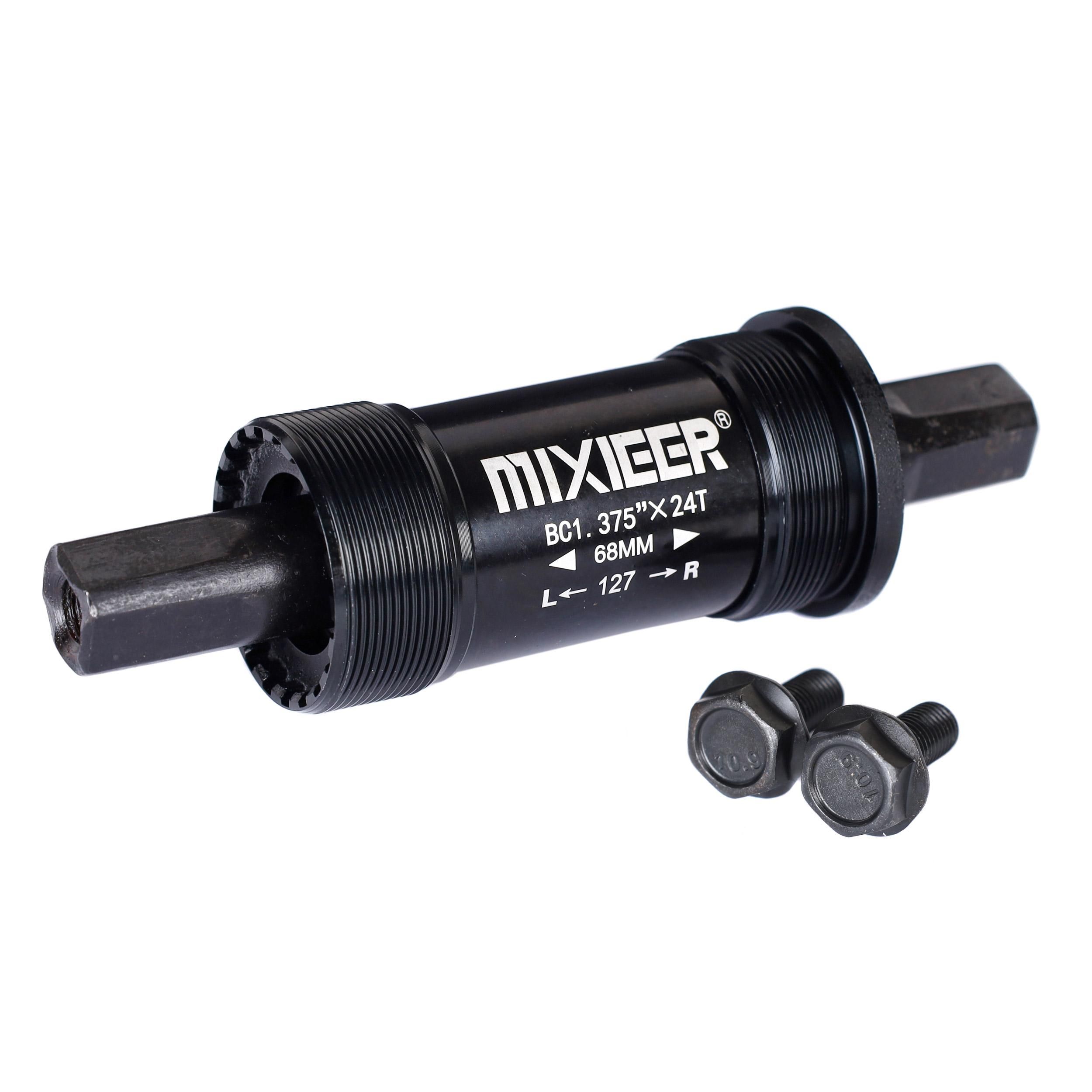 Каретка под квадрат картриджная, MIXIEER BB MX-A125 68x127, пром.подшипники, алюм.чашки и корпус, в коробке.