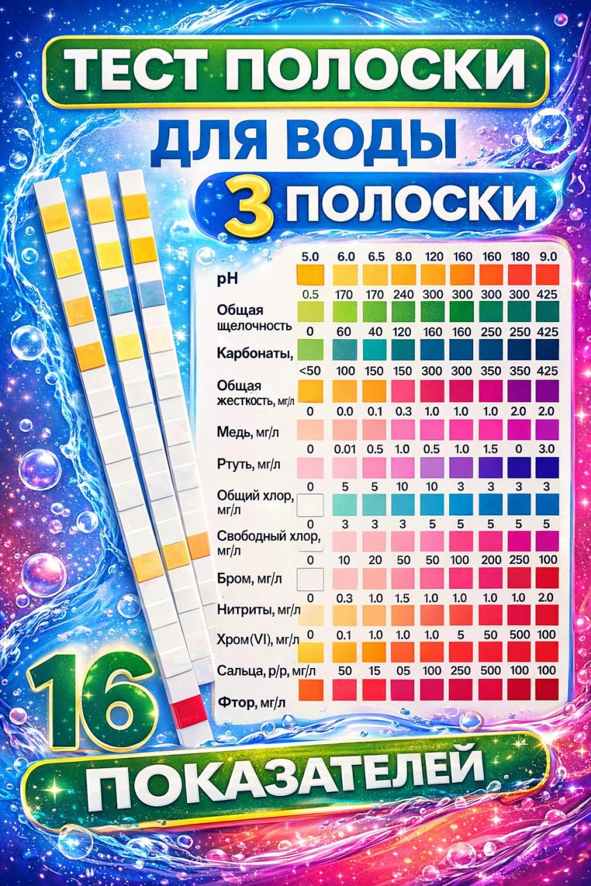 Тестполоски16в1дляопределениякачестваводы
