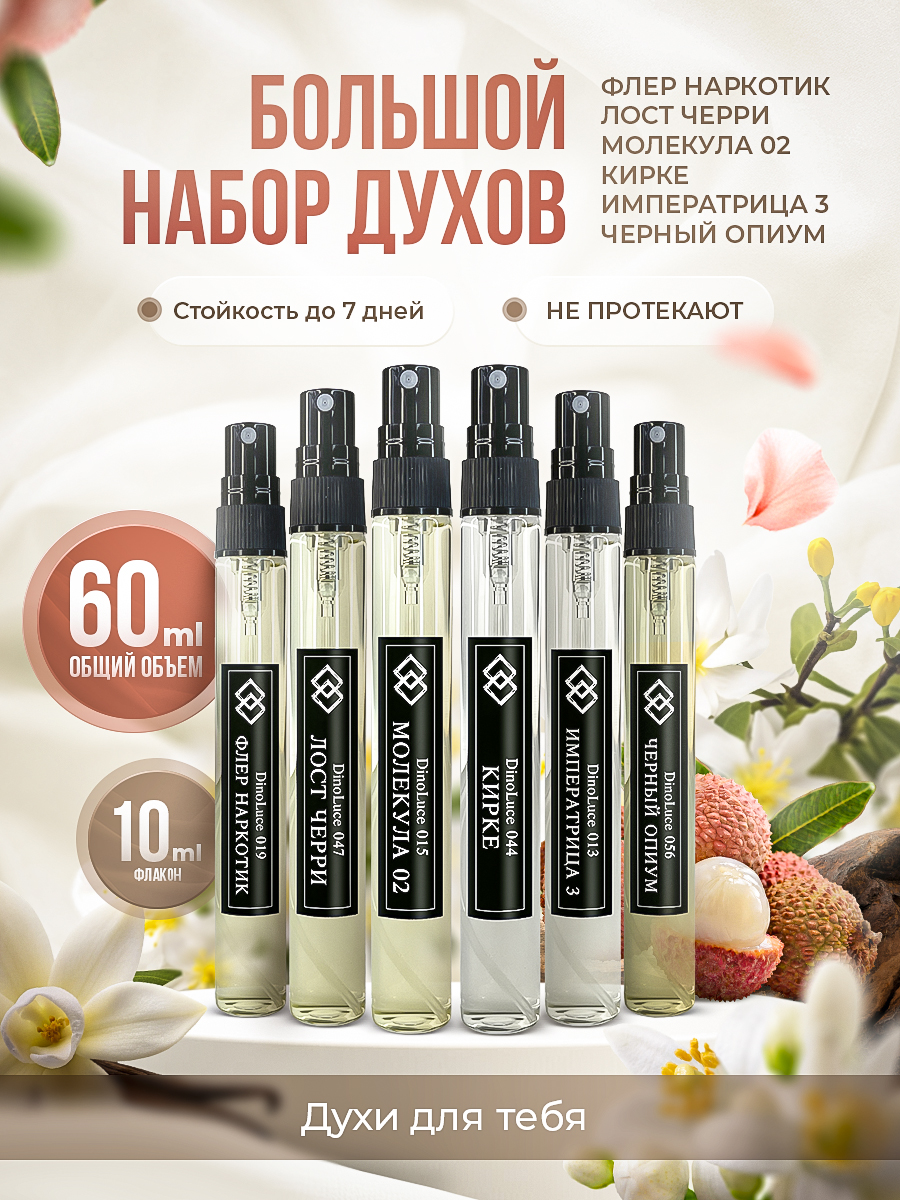 ДухиDinoLuceженскиестойкие6штпо10мл
