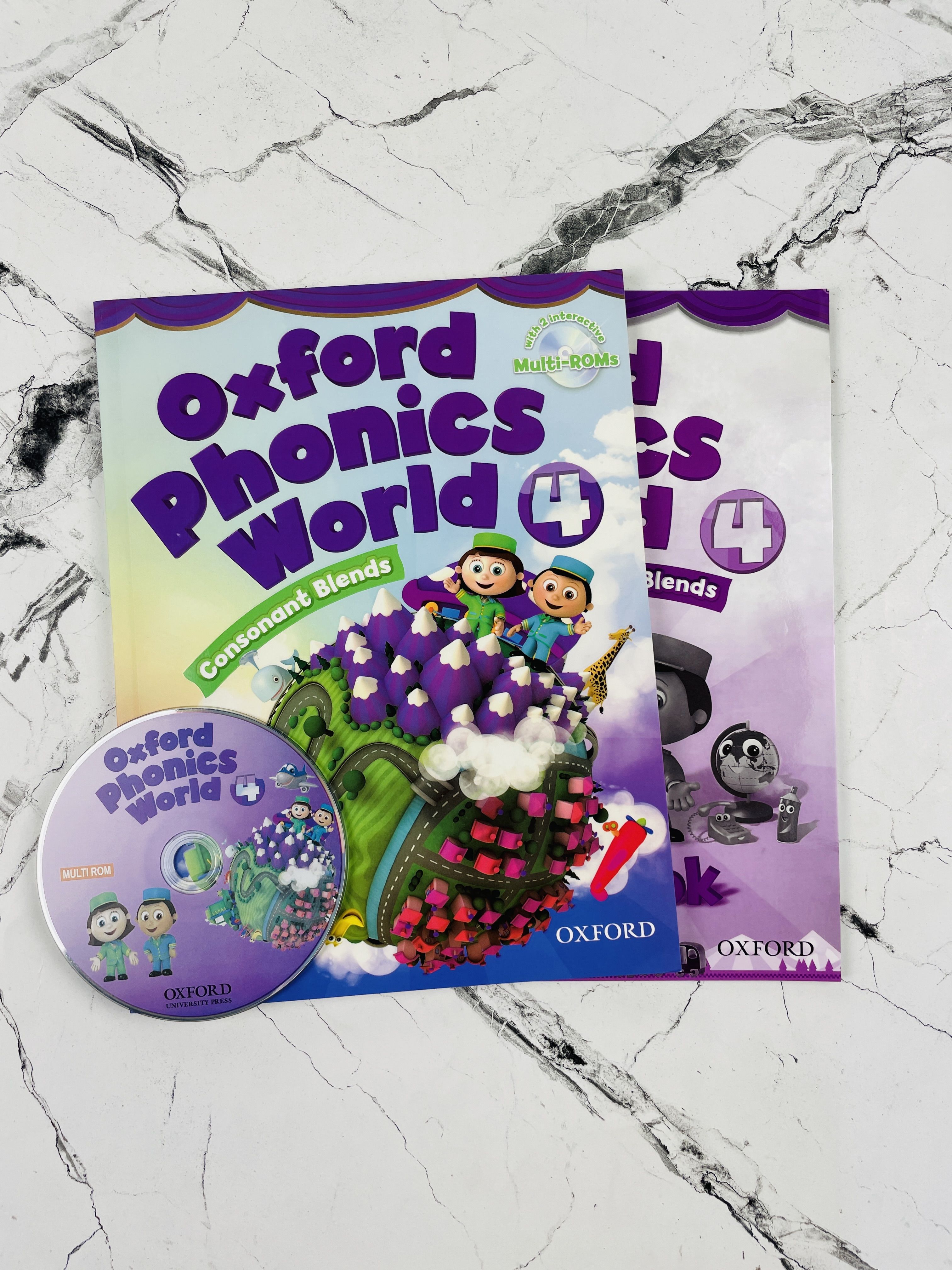 Набор Oxford Phonics World Level 4 Student Book + Workbook + CD ...