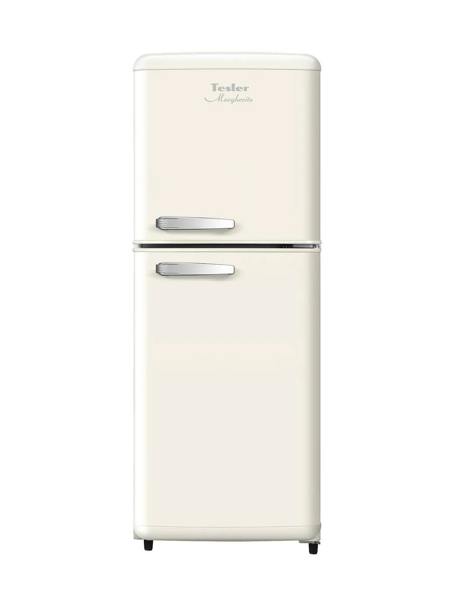 Холодильник TESLER RT-110 IVORY слоновая кость, двухкамерный, ретро ...