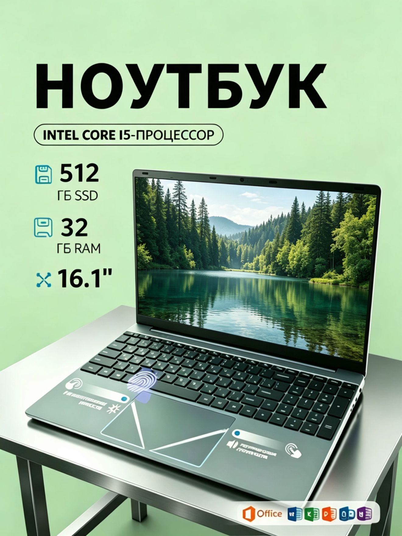 OLOEYИгровойноутбук/офисныйноутбук/ультратонкийноутбук/игровойноутбукИгровойноутбук16.1",IntelCorei5-6200U,RAM32ГБ,SSD535ГБ,IntelHDGraphics630,WindowsPro,хром,черный,Русскаяраскладка