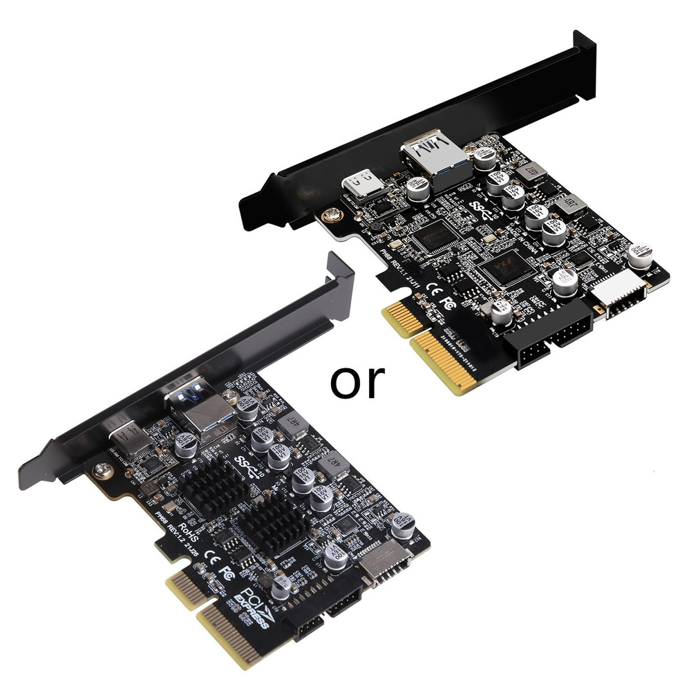 PCI-E USB 3.2 Type-C адаптер #1