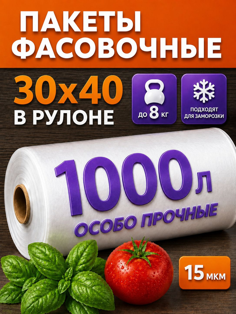 Пакеты фасовочные, 30х40 см #1