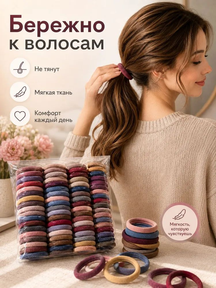 Набор аксессуаров для волос 50 шт. #1