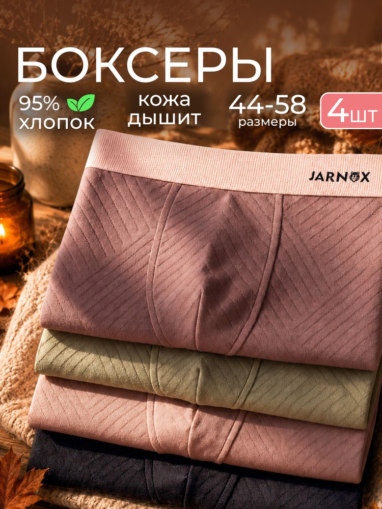 Трусы боксеры JARNOX, 4 шт #1