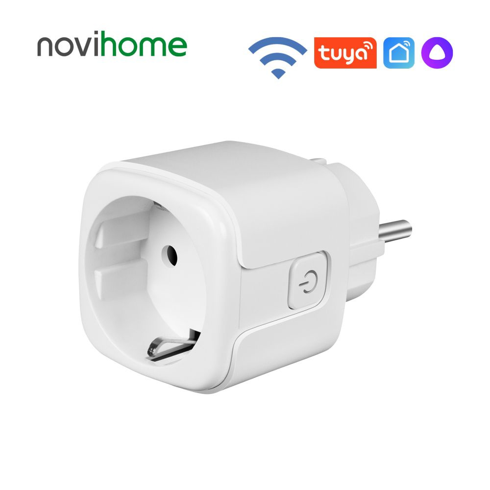 Умная Wi-Fi розетка Novihome SOCKET. Поддержка Smart Life (Tuya), Яндекс Умный  дом (Алиса). Счётчик электроэнергии. - купить по низкой цене в  интернет-магазине OZON (1407992443)