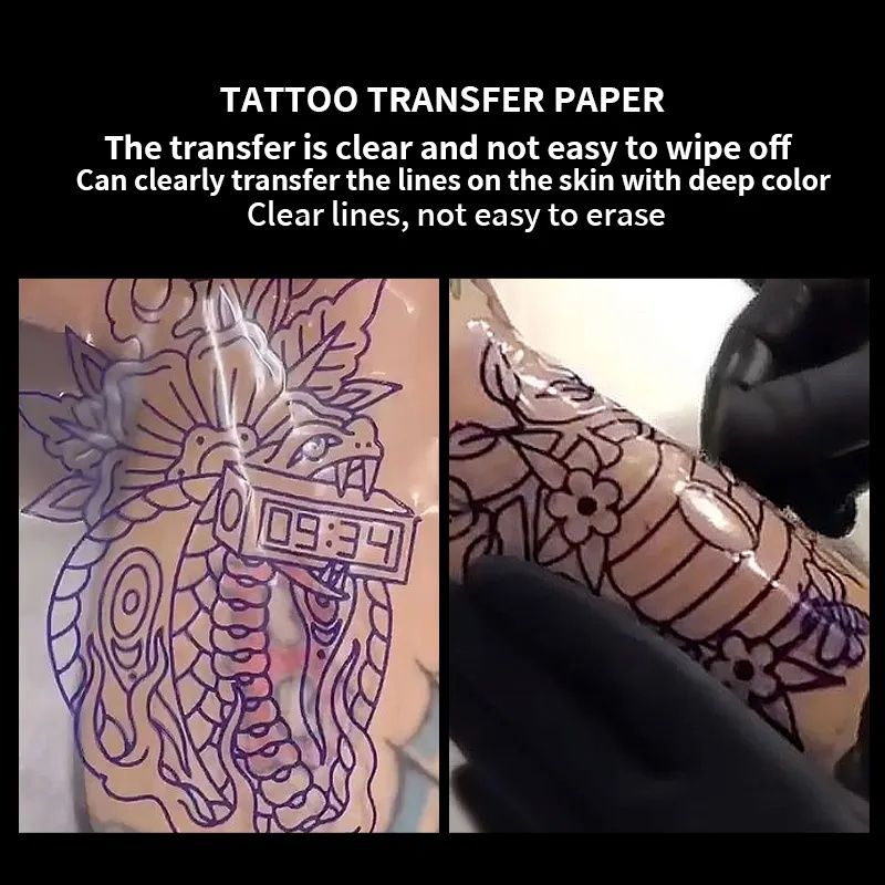Прозрачная пленка для термического трафарета татуировки, для расходных ...